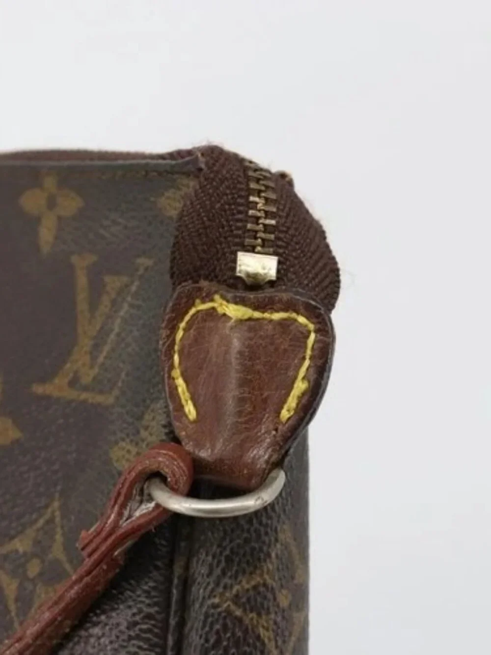 LOUIS VUITTON Monogram Pochette Accessoires Pouch M51980 LV Auth bs35597